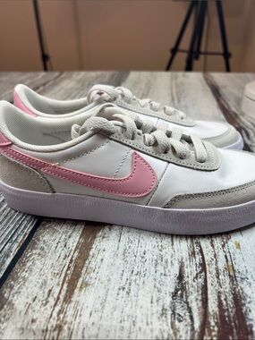 Nike Court Legacy Kids Sneakers – White/Pink – Youth Size 3.5Y